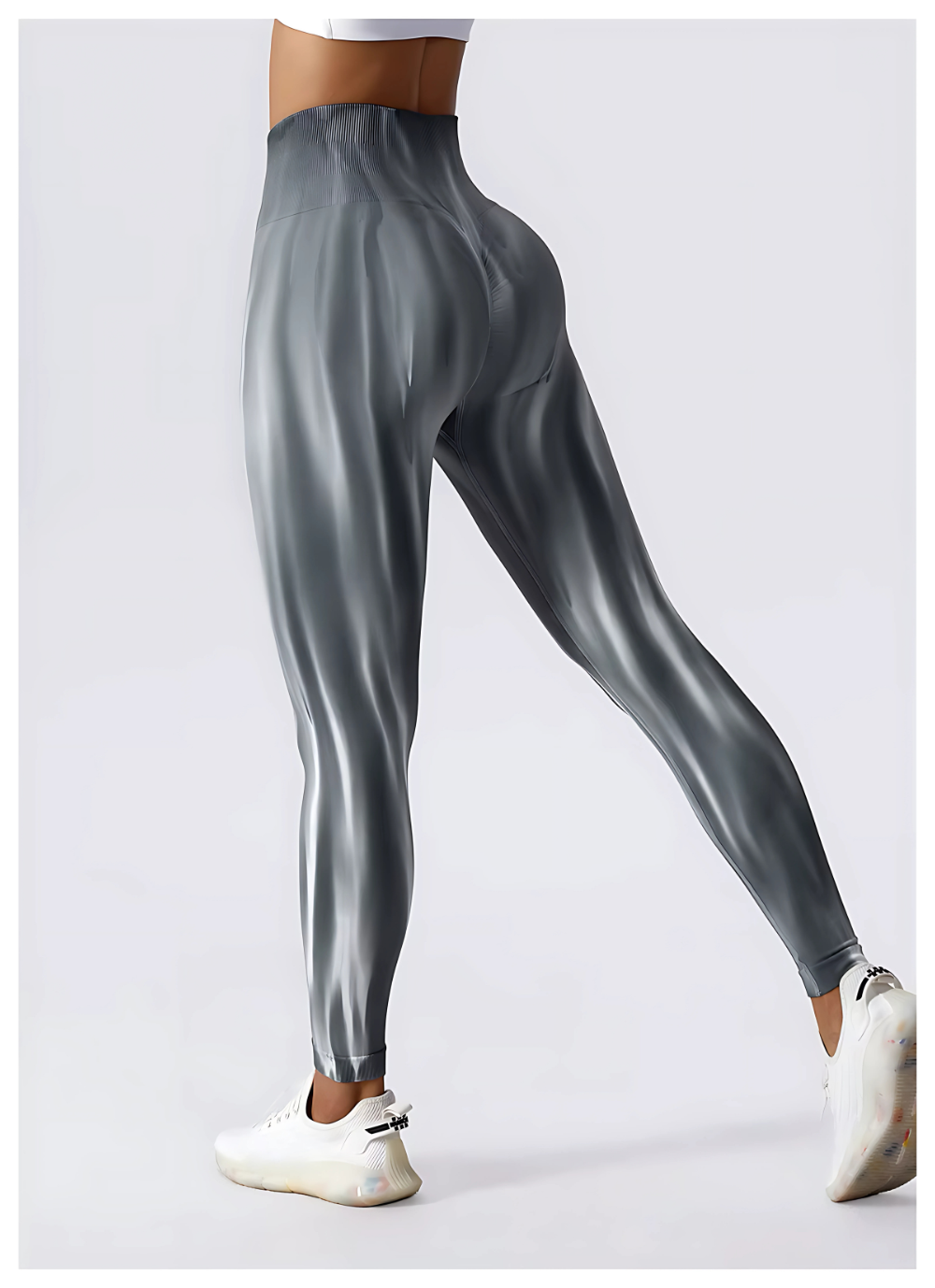 LEGGING ML DE SPORT - GRIS LUNAIRE