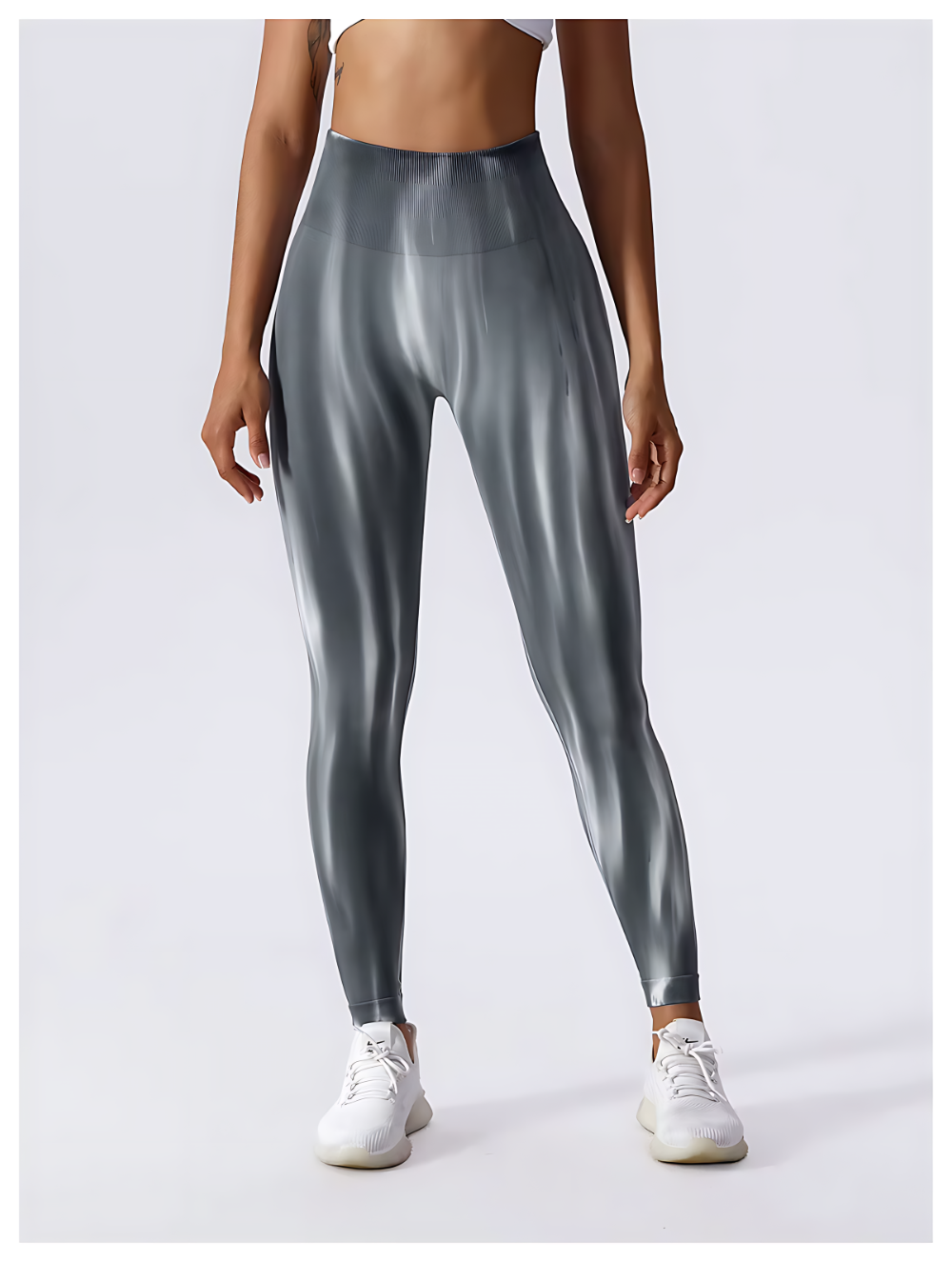 LEGGING ML DE SPORT - GRIS LUNAIRE