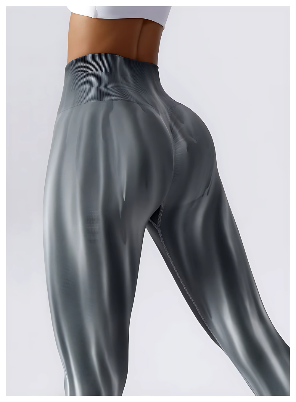 LEGGING ML DE SPORT - GRIS LUNAIRE