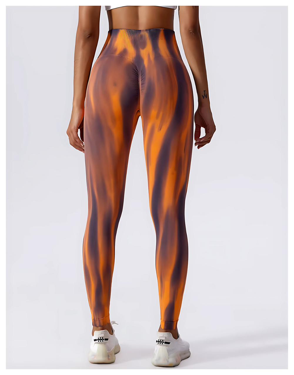 LEGGING ML DE SPORT - ORANGE SOLAIRE